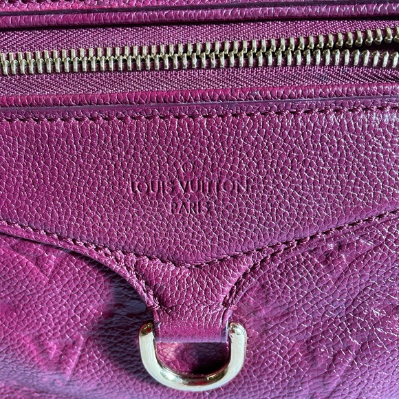 Authentic Loius Vuitton Lumineuse  Empriente Leather in Aurore color. - Picture 13 of 16